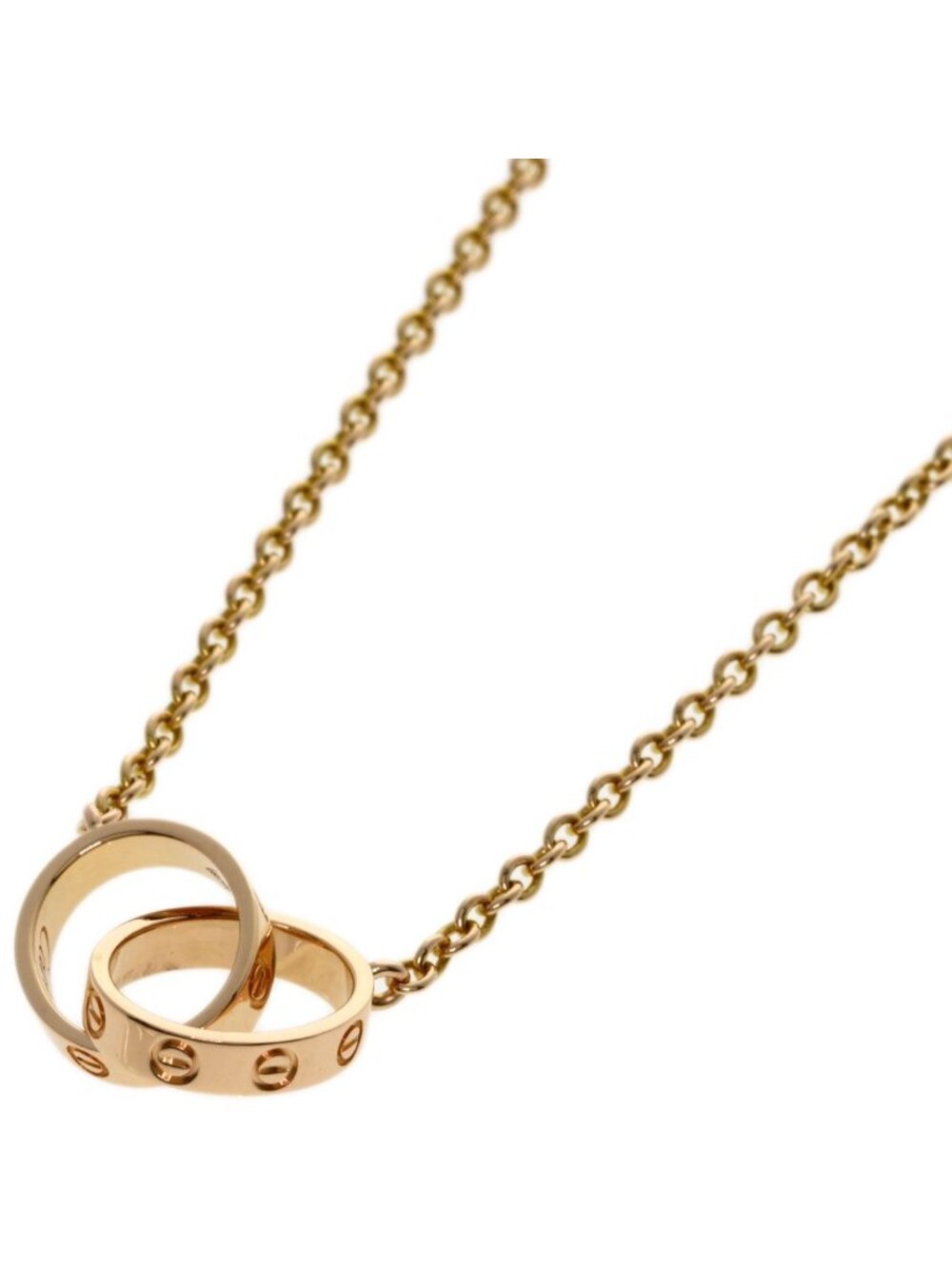 Cartier Mini Love Necklace 18k Pink Gold
